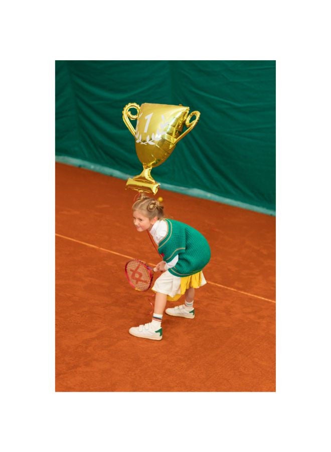 PartyDeco Foil balloon Cup, 64x61cm, gold - Image 3