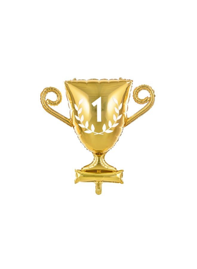 PartyDeco Foil balloon Cup, 64x61cm, gold - Image 1