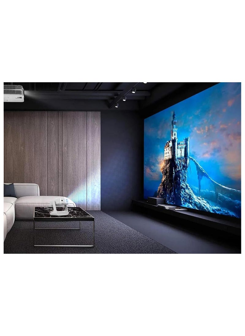 ماركة غير محددة - جهاز عرض ذكي TouchPlay - جهاز عرض بدقة Full HD 1080p بشاشة تعمل باللمس، يعمل بنظام تشغيل Android الرسمي، سطوع 11000 لومن، خاصية Auto Keystone، يدعم HDMI وUSB، نظام مسرح منزلي وجهاز عرض صغير محمول - Image 1