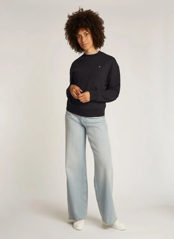 كالفن كلاين Crew Neck Knitted Sweatshirt
