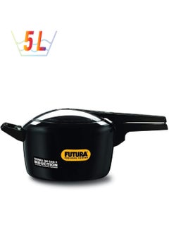 Hawkins 5 Liters Futura Aluminium Hard Anodised Pressure Cooker,With Inner Lid,Black  - Image 1