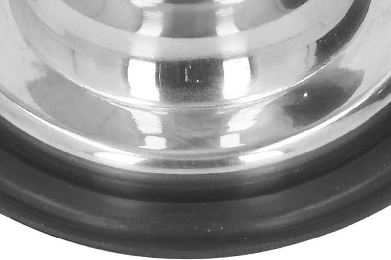 غطاسة حوض المطبخ من الفولاذ المقاوم للصدأ قطر 86 مم مانع للتسرب بسدادة مطاطية مانع لتصريف النفايات - Image 3