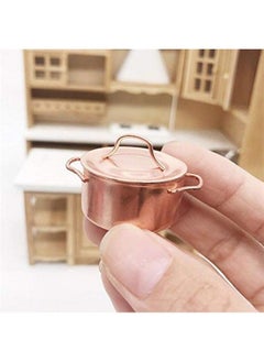 Mini Soup Pot 1/12 Dollhouse Miniature Kitchen Copper Pot 1:12 Dollhouse Miniature Furniture Kitchen Room Soup Pot Cooking Pot Landscape Miniature Bronze Frying Pan Pot Cooking Kit - pzsku/Z63BCED181A601946E663Z/45/_/1688193686/5d277625-7ae8-4eb2-a259-7431541cd3e1