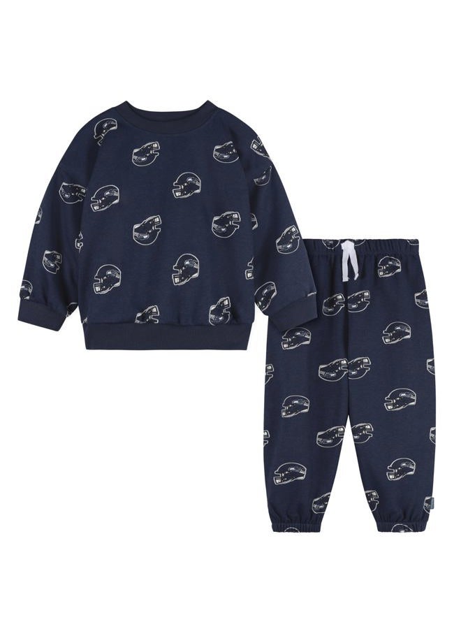Gerber Unisex Baby NFL Team Sweatshirt and Pants Set, Seahawks, 5T - Image 1