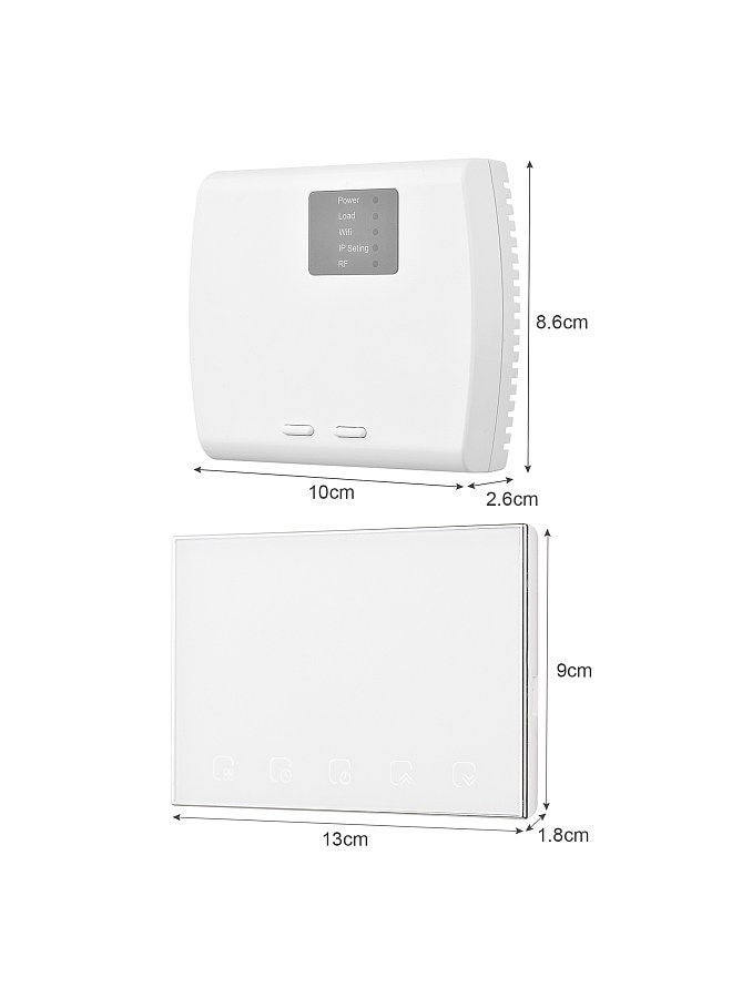 Generic Programmable Smart Digital Thermostat Room Temperature Controller with LED Touchscreen WiFi Connection Replacement Gas Boiler Electric Heating  - Image 2