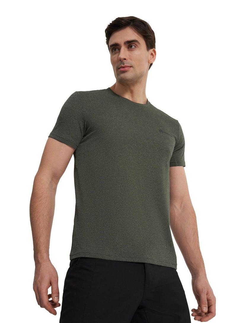 Outventure Men’s Malachite T-Shirt – Lightweight, Breathable Fabric, Classic Fit, Soft & Comfortable for Outdoor & Casual Wear - Image 2