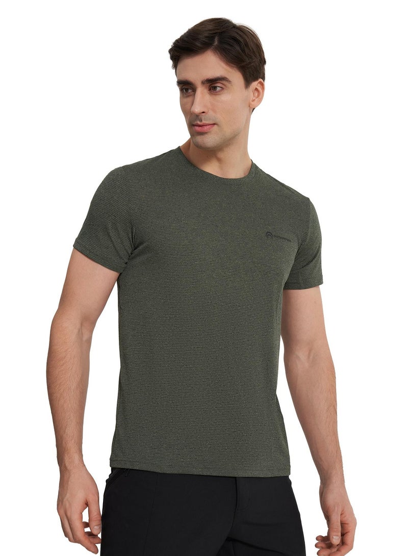 Outventure Men’s Malachite T-Shirt – Lightweight, Breathable Fabric, Classic Fit, Soft & Comfortable for Outdoor & Casual Wear - Image 3