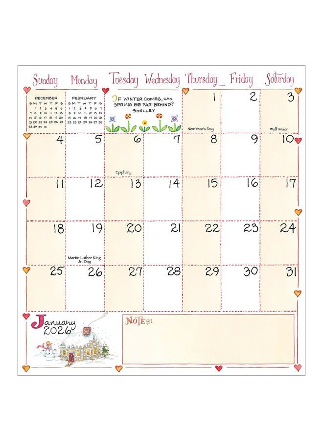 TF Publishing Cal 2026-2027- Susan Branch Small Monthly Pocket Planner - Image 2