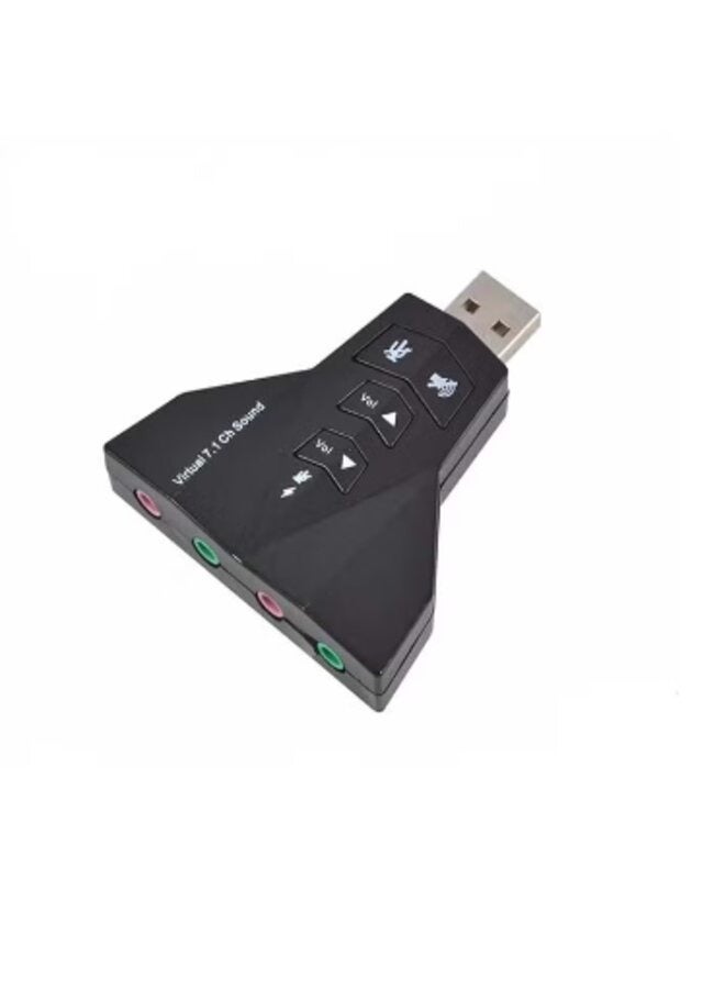 External USB Sound Card Black - Image 2