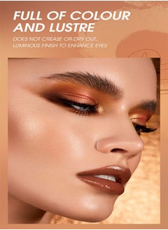 LANGMANNI 1 Piece Waterproof Eyeshadow Mineral Pearlescent Pigment 09 Coco Shimmer  - Image 2