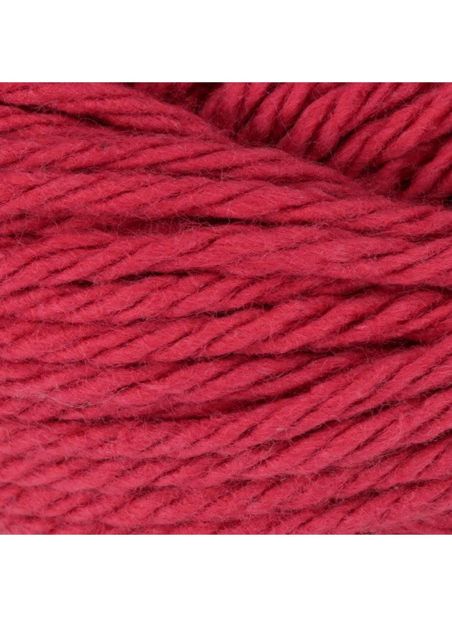 Lily Sugar 'N Cream The Original Solid Yarn, 2.5oz, Medium 4 Gauge, 100% Cotton - Country Red - Machine Wash & Dry - Image 2