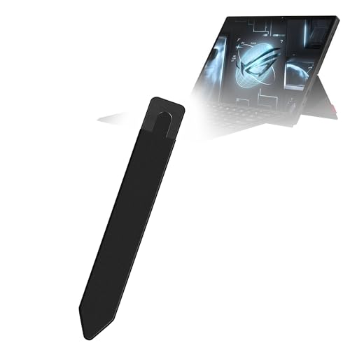 BoxWave Stylus Pouch Compatible with ASUS ROG Flow Z13 2022 Stylus PortaPouch Pen Stylii Holder Carrier Portable SelfAdhesive Jet Black - Image 1
