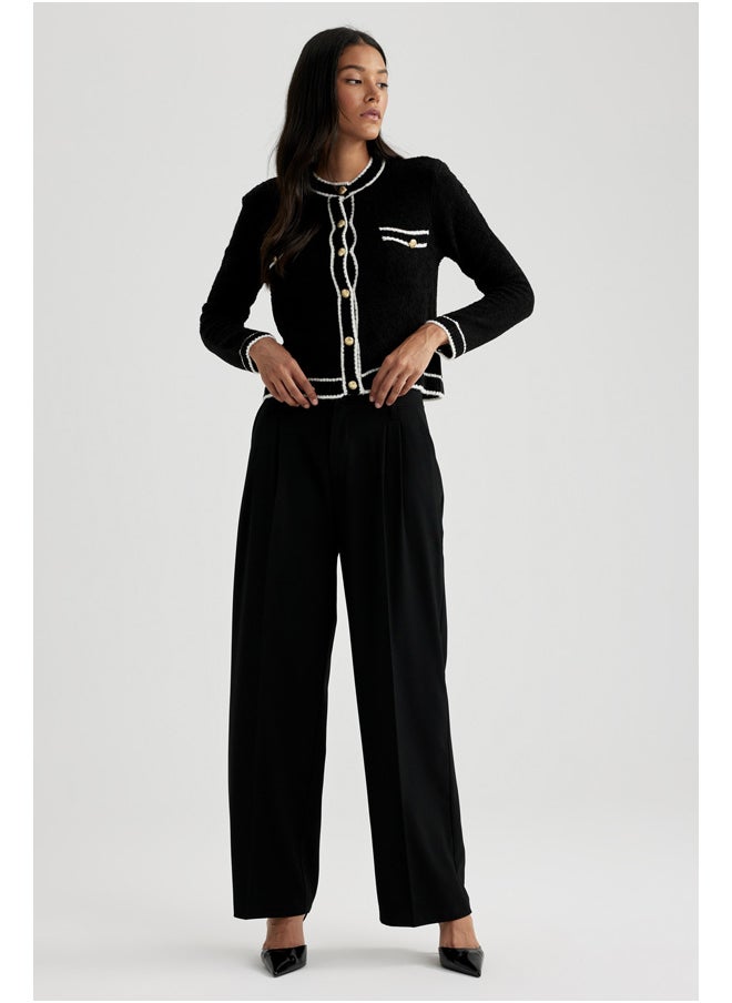 DeFacto - Woman Wide Leg Woven Trousers - Image 1