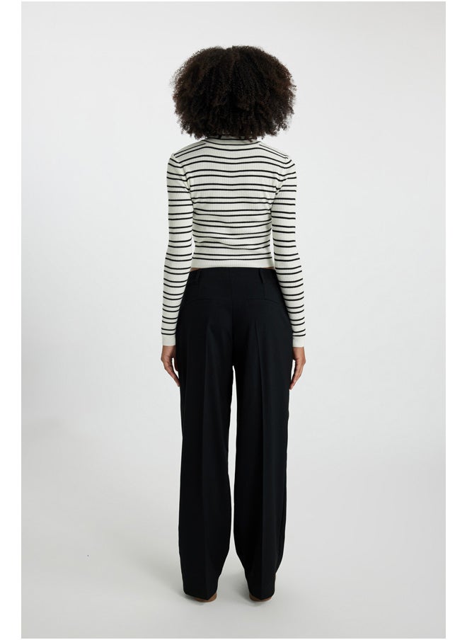 DeFacto - Woman Wide Leg Woven Trousers - Image 1