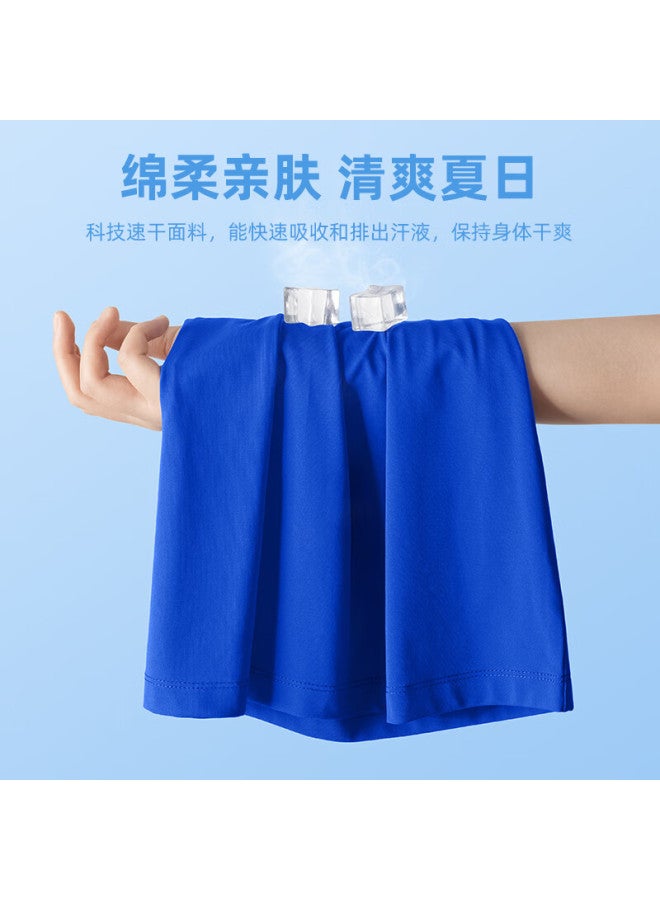 Noble bird Guirenniao Children's Clothing, Boys' Summer Sports Set, For Older Children, Breathable Quick-dry Short-sleeve Two-piece Set, Kids' Shorts - Image 3