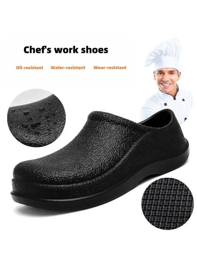 أحذية طهاة مقاومة للماء والزيت، ونعال أنيقة بمقاسات كبيرة، بنعل سميك ومغلق، وأحذية ممرضات، وأحذية أطباء، وأحذية بستنة خارجية. - Image 5