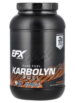 EFX Sports Karbolyn Fuel Performance Carbs 1950g Orange Flavor 35 Serving