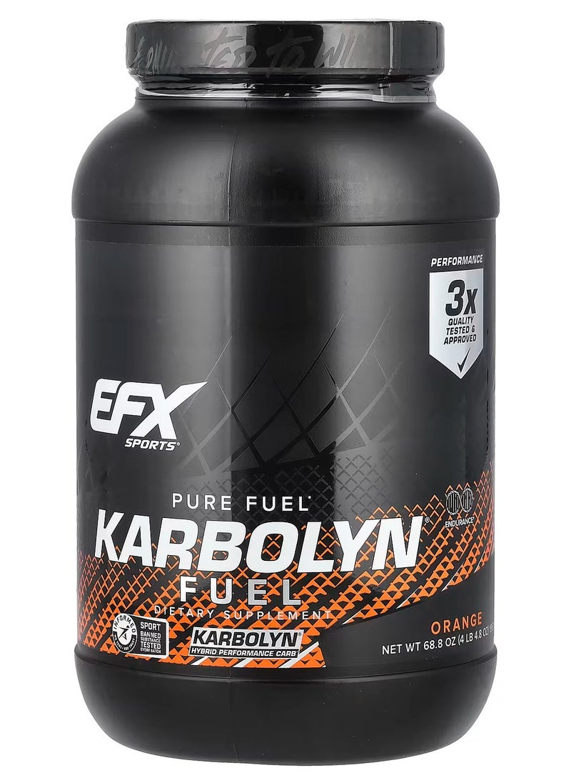 EFX SPORTS - EFX Sports Karbolyn Fuel Performance Carbs 1950g Orange Flavor 35 Serving - Image 1