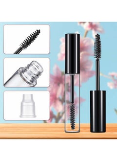 Patelai 12 Pieces 10 ml Empty Mascara Tubes Eyelash Serum Tubes and Eyeliner Tubes Set Includes 4 Eyelash Cream Container Bottle, 4 Liquid Eyeliner Mascara Container, 4 Funnels for Castor Oil DIY Mascara  - Image 3