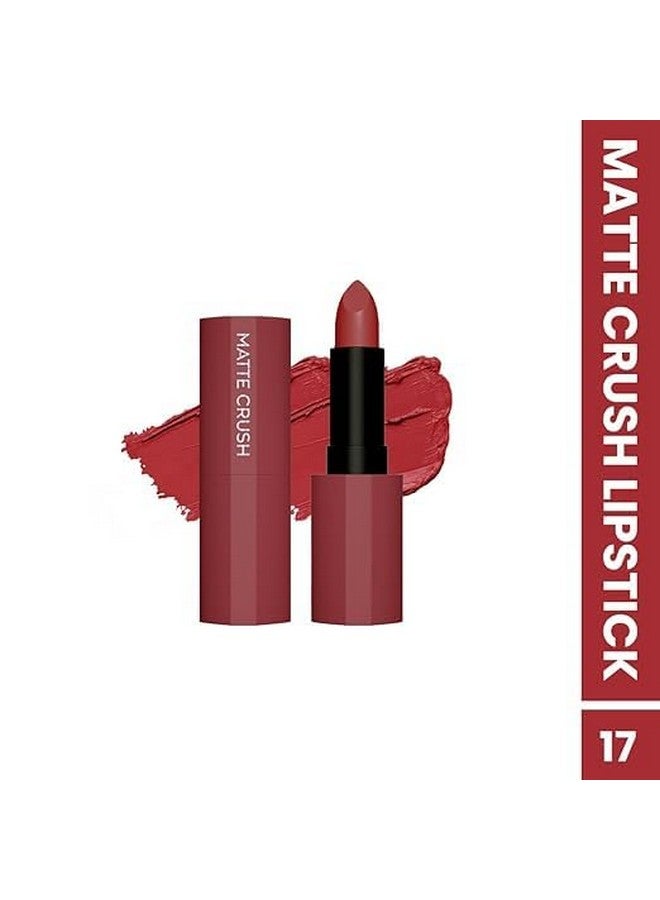 Lui Pui LUIPUI Matte Crush Lipstick - 24 Vibrant Matte Shades, Long-Lasting & Non-Drying Formula (SHADE 17) - Image 2