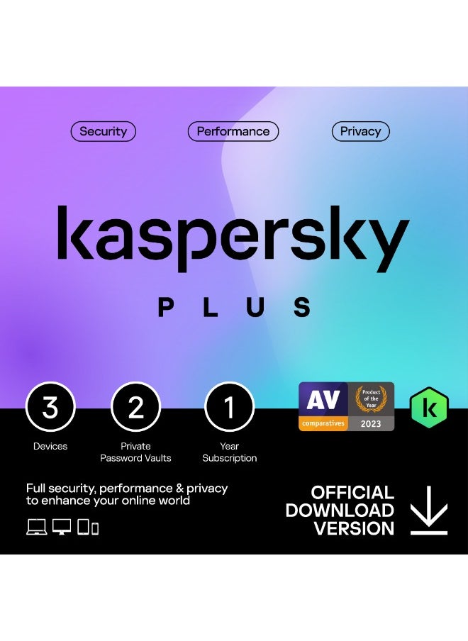 Kaspersky - Plus 3Devices/1Year - Image 1