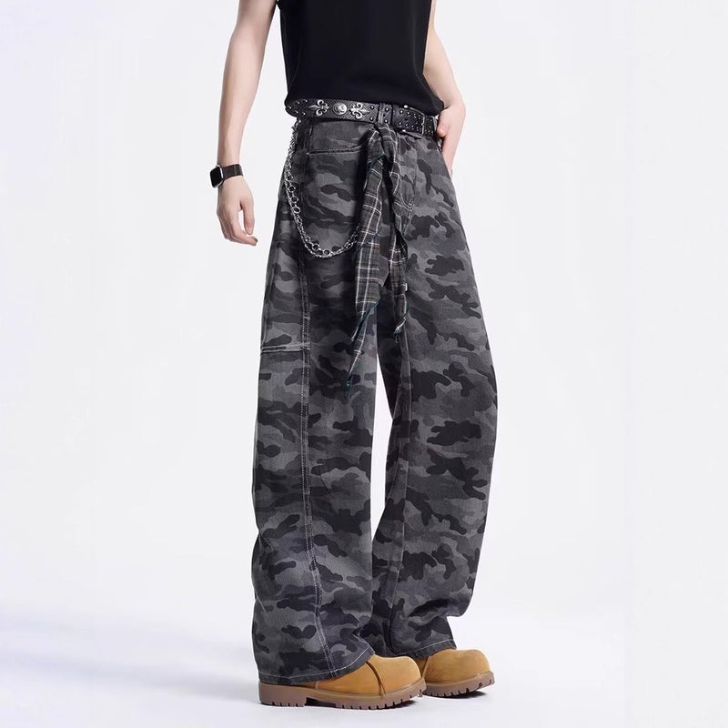 Unisex Classic Denim Jeans Loose Fit Daily Outdoor Wear - Image 3