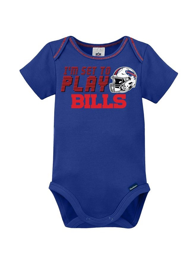 Gerber NFL Buffalo Bills Baby-Boy 3 Pack Short Sleeve Variety Bodysuit, Team Color, 3-6 Months, 137453160BLL06M-402 - Image 4