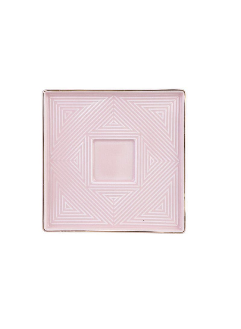 Turkish Coffee Cup Set Art Deco Pink 2 Person