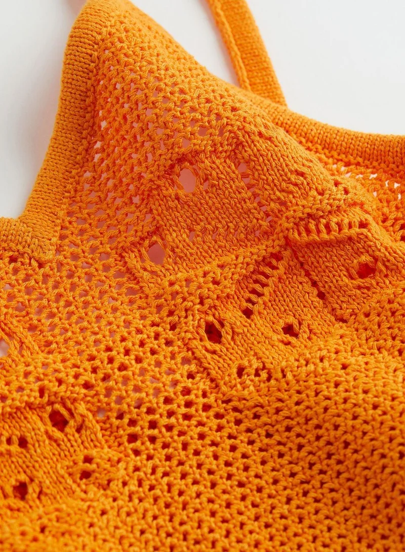 H&M Openwork Crop Top