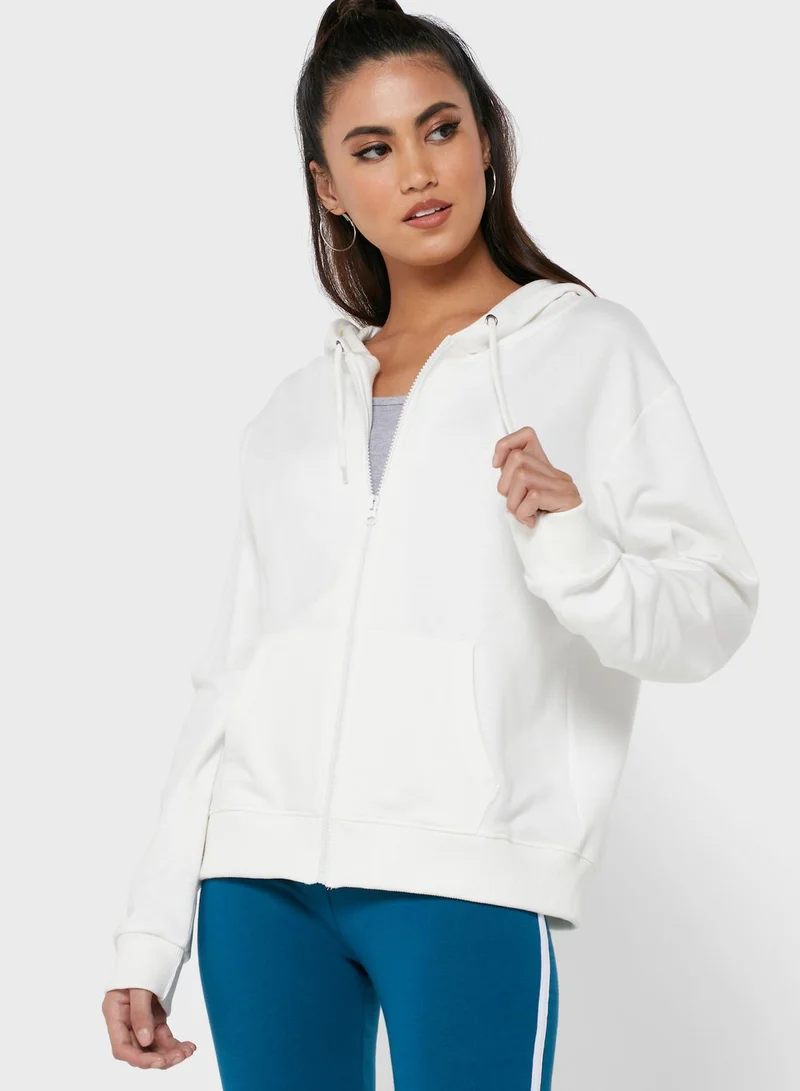 Ginger Basics Zip Front Hoodie