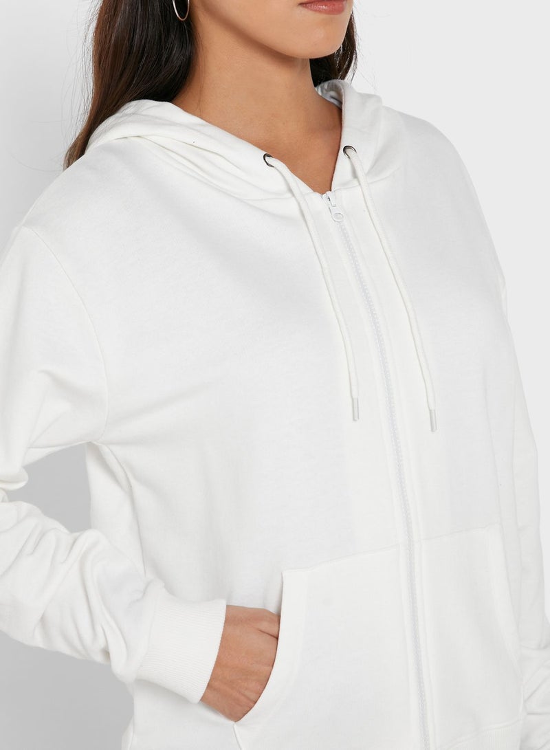 Zip Front Hoodie