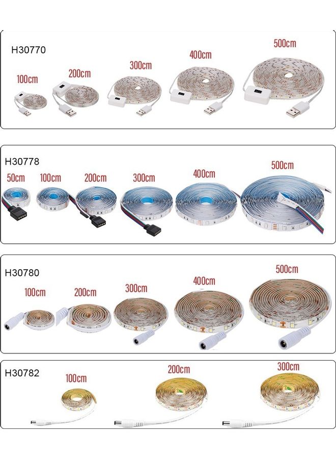 إسكدنيا مصابيح شريطية بإضاءة LED متعدد الألوان - Image 2