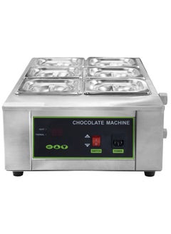 Commercial Chocolate Tempering Machine,1000W Chocolate Melting Machine With Temperature Control 6 Compartment
