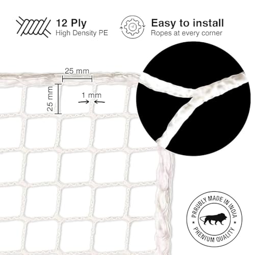 Voosoto Pigeon Nets for Balconies (6 x 30 Ft - Green) Anti Bird Pigeons Control Net, Heavy Duty HDPE Mesh Net for Balconies, Installation Kit Included - Image 5