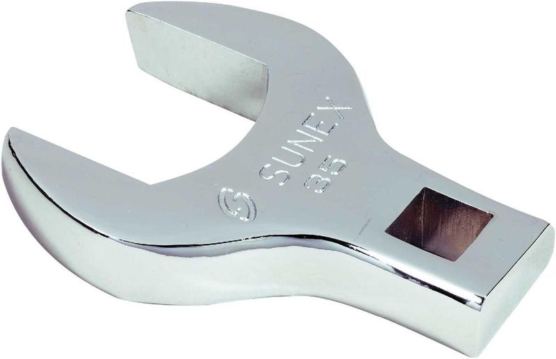 Sunex 97435A 1/2" Drive 35 mm Fully Polished Jumbo Straight Crowfoot Wrench