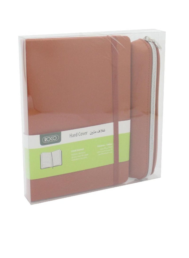 روكو مجموعة قرطاسية يومية مكونة من قطعتين باللون البني - Image 1