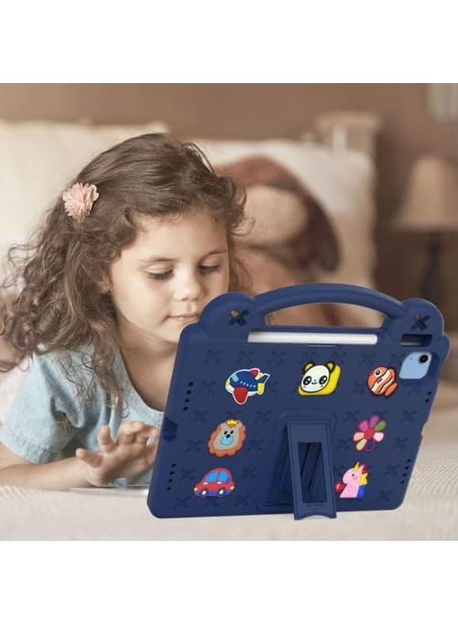 erorex Kids Case Compatible With iPad Air 5Th 4Th Generation 10.9" 2022 2020 Shockproof Lightweight Eva Protective Sleeves With Stand And Handle For iPad Pro 11 (4Th 3Rd 2Nd 1St Generation) Navy Blue  - Image 4
