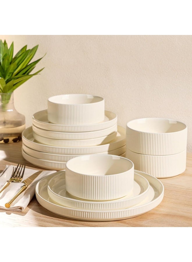 طقم عشاء بورسلين 18 قطعه - Image 1