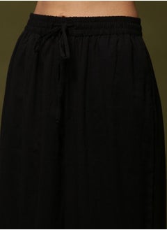 Abhishti Palazzo pants with lace hem-black  - Image 4