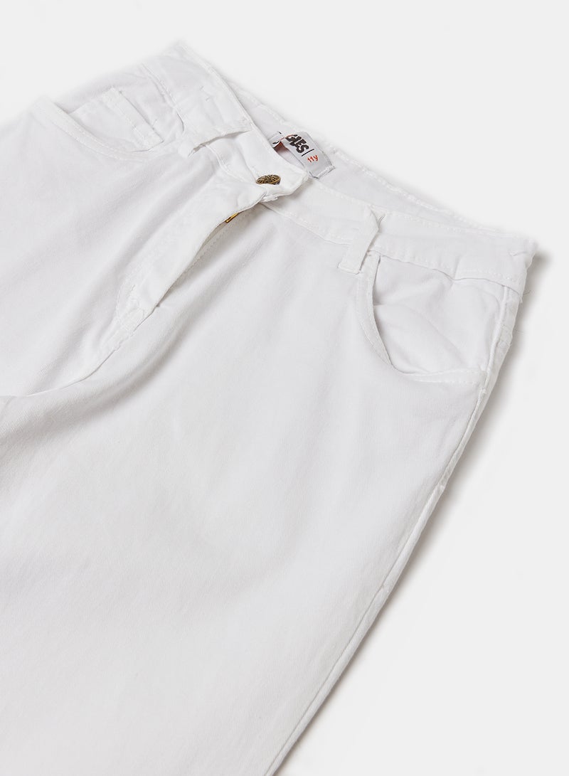giggles W.PANTS white Junior Girls - Image 3