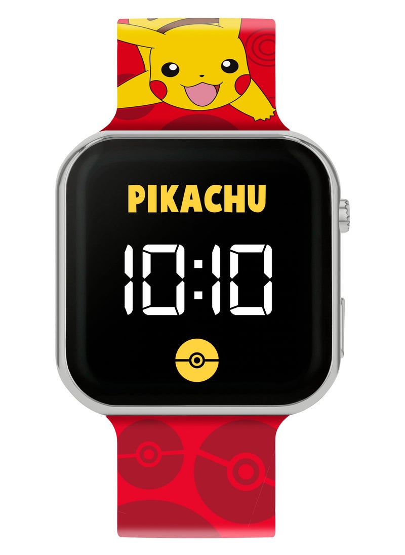 Pokemon Pokémon LED Printed Strap Boys Watch - POK4405  - Image 1