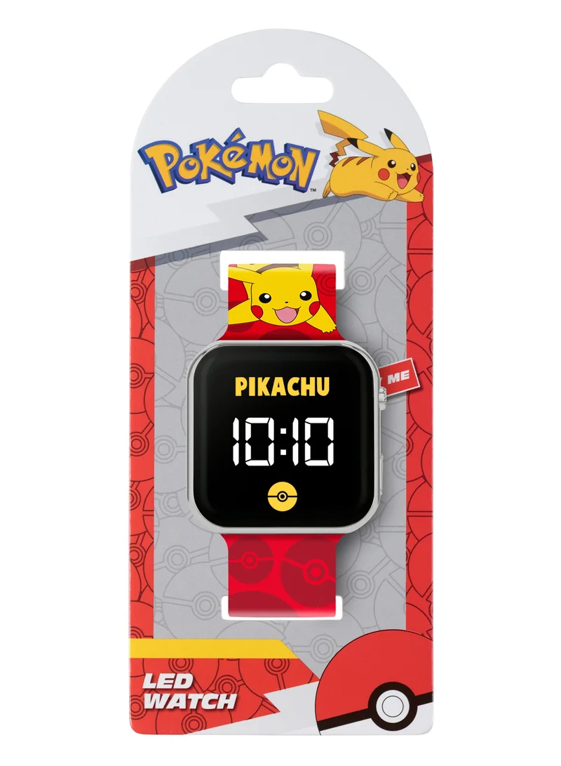 Pokemon Pokémon LED Printed Strap Boys Watch - POK4405