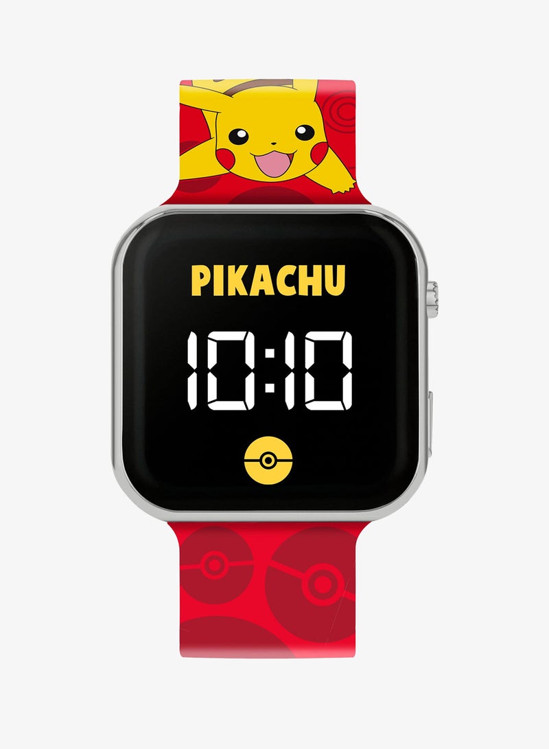 Pokemon Pokémon LED Printed Strap Boys Watch - POK4405 - Image 1