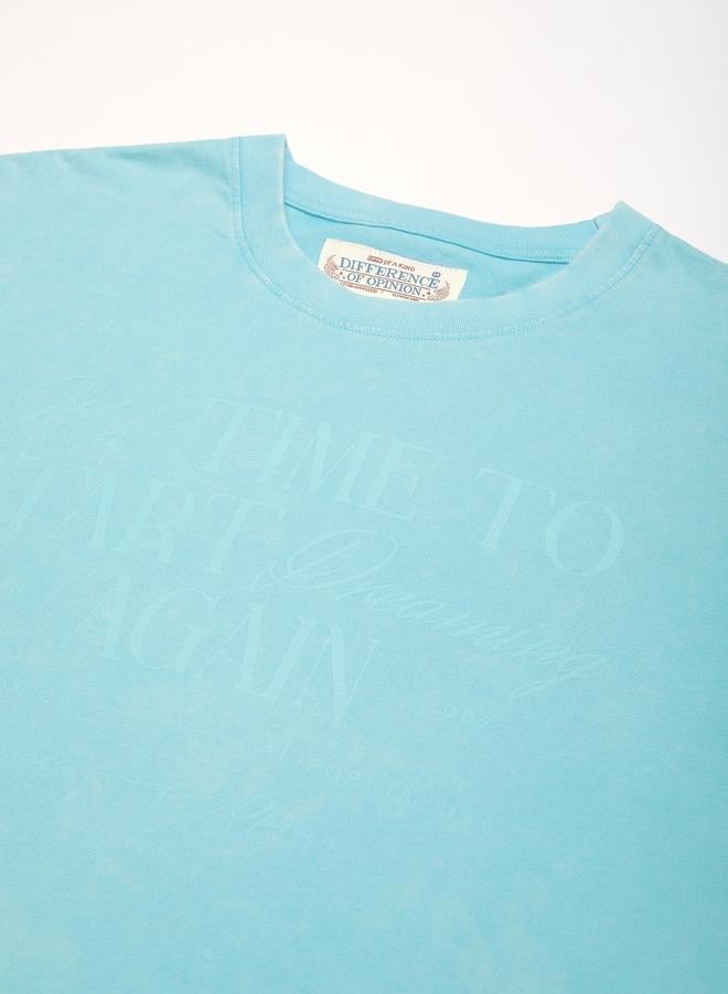 Difference of Opinion Men Oversized Acid Wash Printed T-Shirt - Image 2