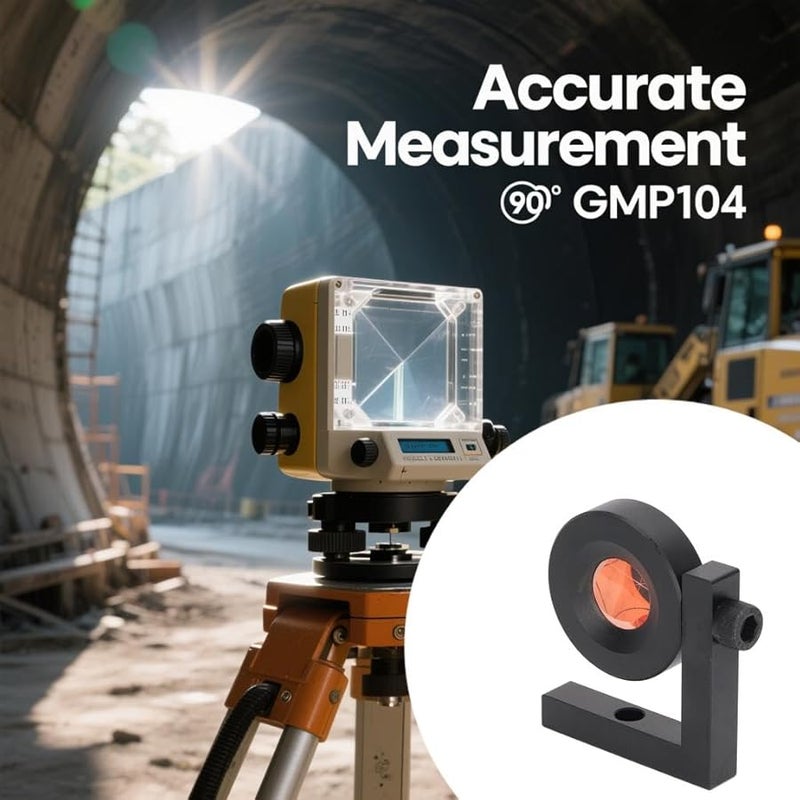 90 Degree Right Angle Mini Prism L Bar Level Surveying Equipment for Total Stations - Image 3