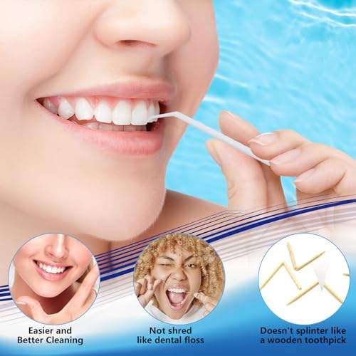 DanTicy Interdental Toothpicks, Disposable Plastic Curved Hook Toothpicks, Ultra Teeth Cleaning Tool for Daily Care of Removes Plaque and Debris Between Your Teeth 200PCS (Pack of 1) - Image 5