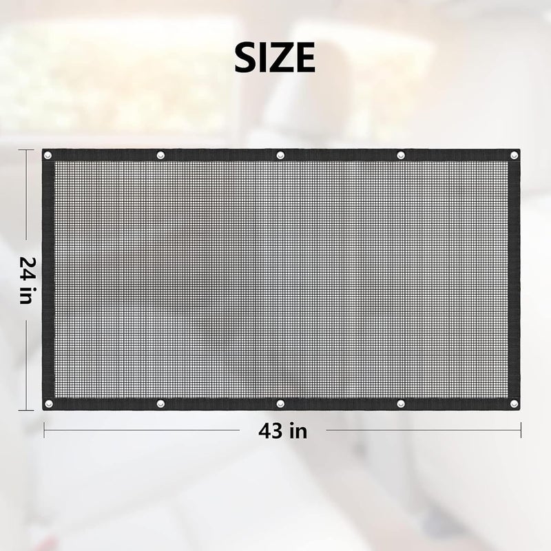 KASTWAVE Car Dog Guard, Dog Guard for Car Boot, Universal Pet Divider, Adjustable Barrier with Heavy Duty Mesh, Safety Net with Adjusting Rope and Hooks - Image 3