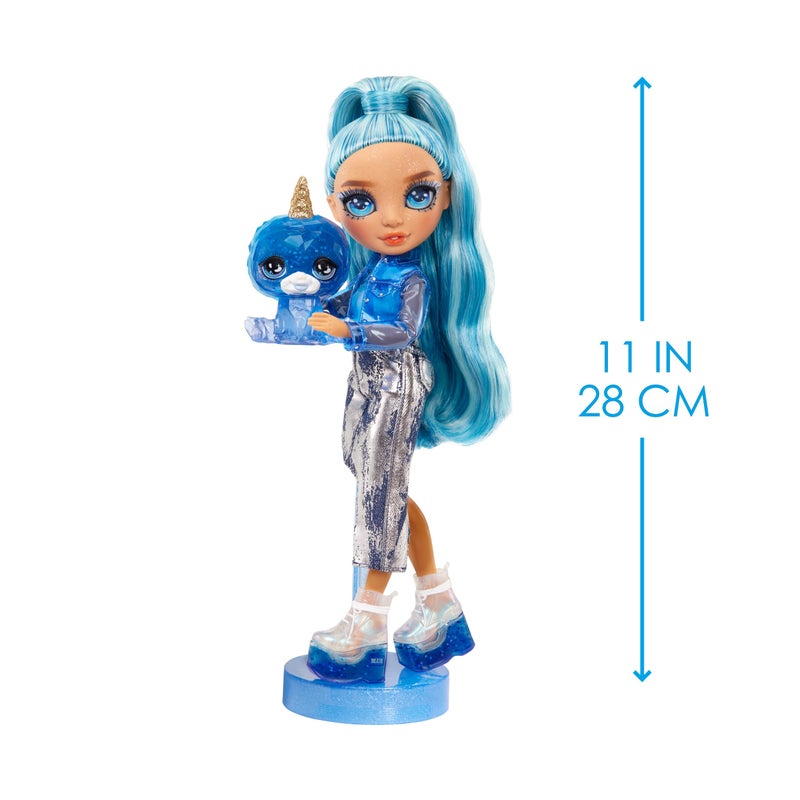 Rainbow High Skyler Blue with Slime Kit Pet 11 Shimmer Posable Fashion Doll with DIY Sparkle Slime Magical Yeti Pet Fun Play Accessories Great Toy Gift for Girls Kids Ages 412 Years - Image 5
