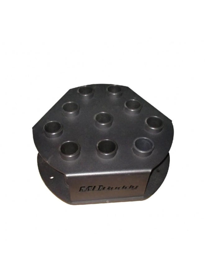 MDBuddy The MDBuddy OP rod holder is made of high-quality carbon steel. Thanks to its compact dimensions (500mm x 470mm x 175mm), it is the perfect solution for organizing your sports equipment! - Image 2