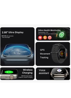 Generic M8 PRO Ultra New Ultra 8 Pro Smartwatch Series 8 | S8 49mm 1.91" | Compass | NFC | IP68 Waterproof | Smart Sensor | Smart Watch with Ocean Strap  - Image 3